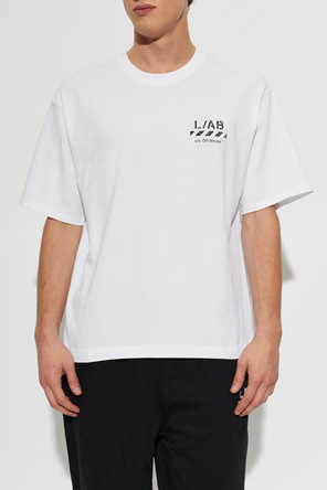 L/AB c/o Off-White Printed logo T-shirt