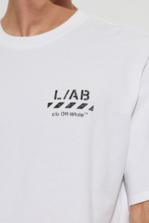 L/AB c/o Off-White Printed logo T-shirt