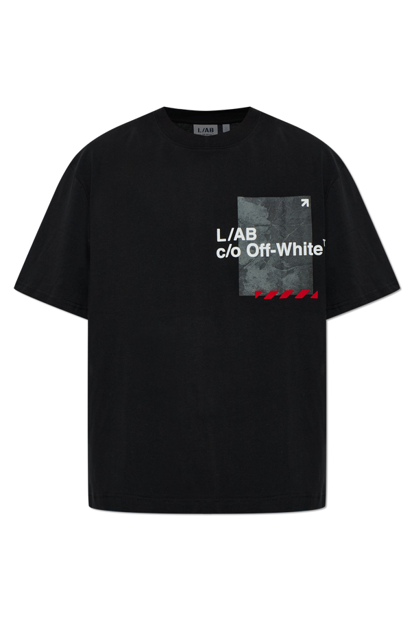L/AB c/o Off-White Printed t-shirt