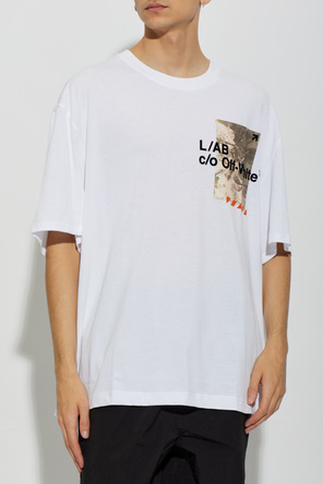L/AB c/o Off-White White logo T-shirt