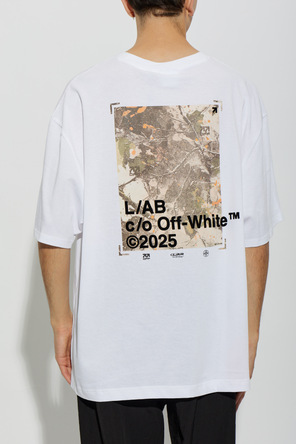 L/AB c/o Off-White White logo T-shirt