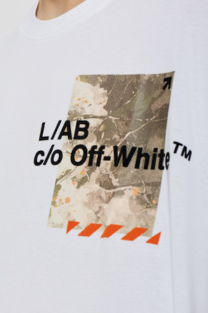 L/AB c/o Off-White White logo T-shirt