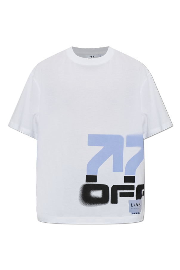 L/AB c/o Off-White Printed T-shirt