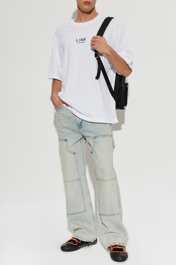 L/AB c/o Off-White Tricou cu imprimeu