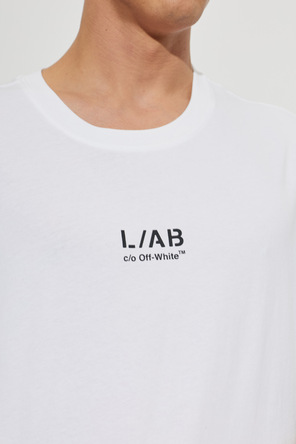L/AB c/o Off-White Tricou cu imprimeu