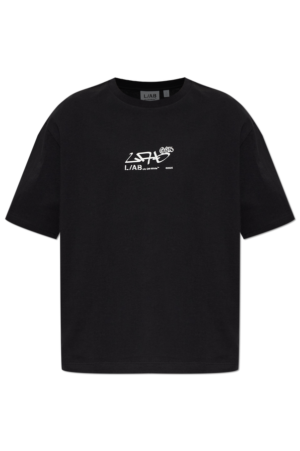 L/AB c/o Off-White Printed logo T-shirt