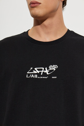 L/AB c/o Off-White Printed logo T-shirt