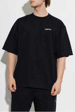 Off-White Tričko s farebne potlačeným logom