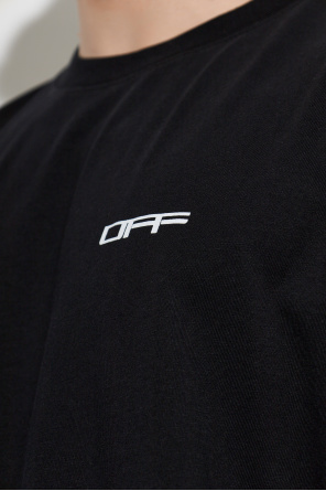 Off-White Tričko s farebne potlačeným logom