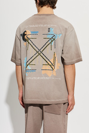 Off-White Camiseta con estampado