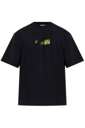 T-shirt with printed logo