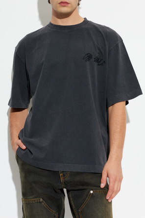Off-White T-Shirt mit Logo