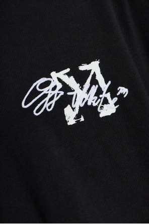 Off-White Camiseta con logo bordado