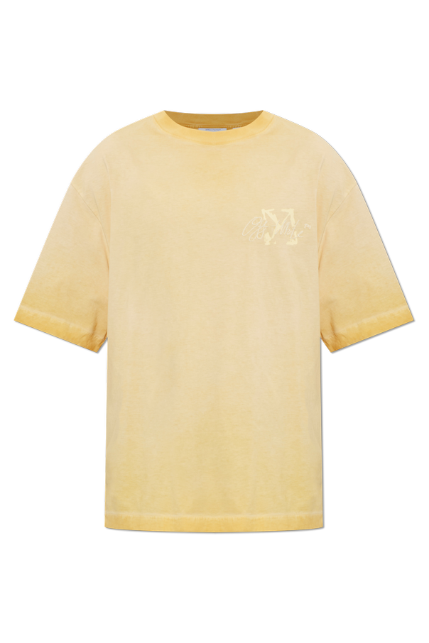 T-shirt with embroidered logo od Off-White