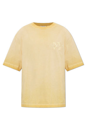 T-shirt with embroidered logo