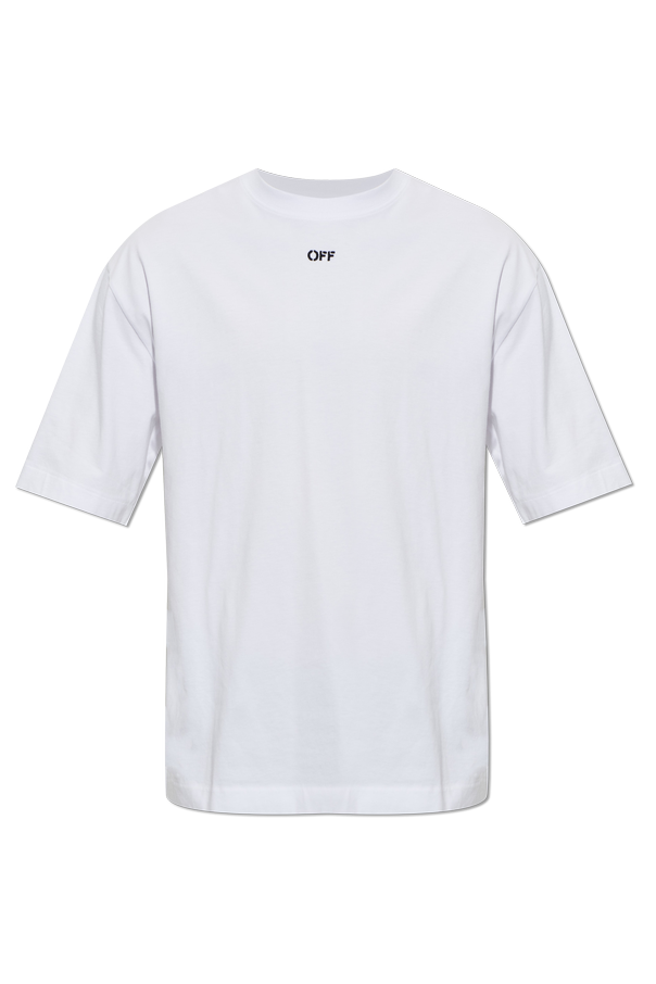 T-shirt with embroidered pattern od Off-White