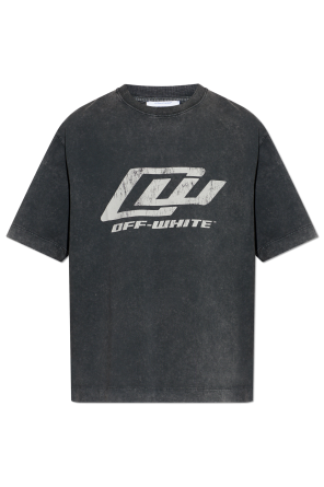 T-shirt with printed logo