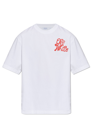T-shirt with printed logo