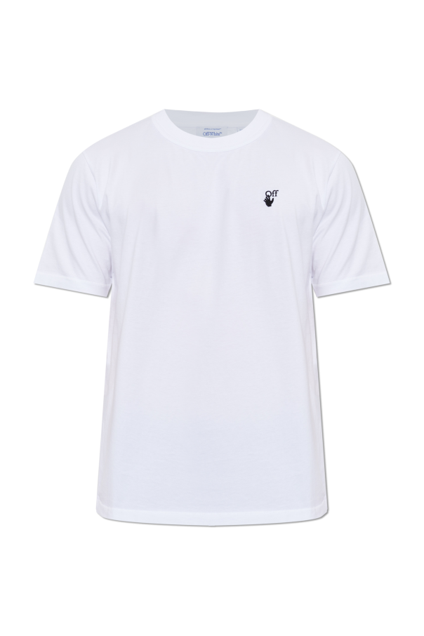 T-shirt with embroidered logo od Off-White