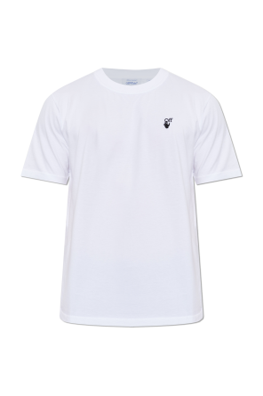 Camiseta con logo bordado