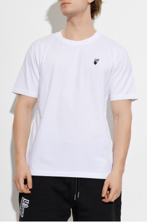 Off-White Tričko s vyšitým logom