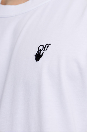 Off-White Tričko s vyšitým logom