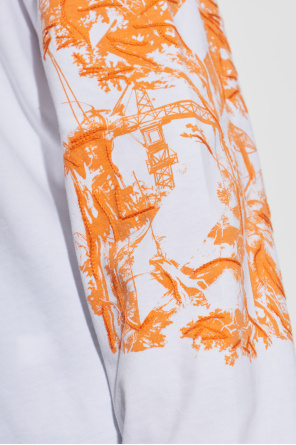 Off-White T-shirt z długimi rękawami