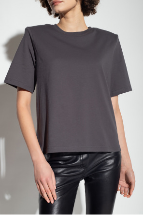 HERSKIND ‘Jackson’ T-shirt with padded shoulders