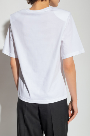 HERSKIND ‘Jackson’ T-shirt with padded shoulders