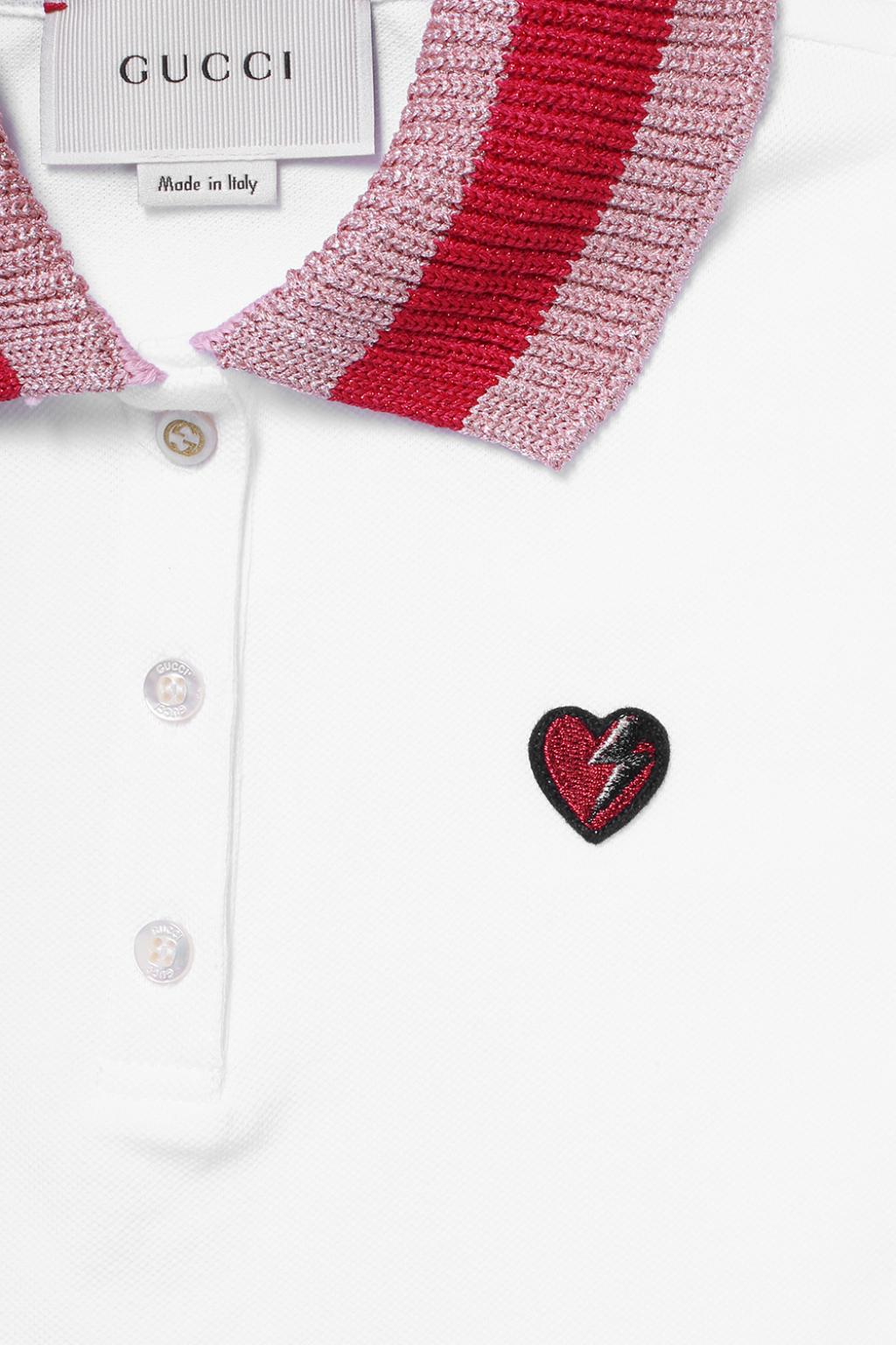 pink gucci polo