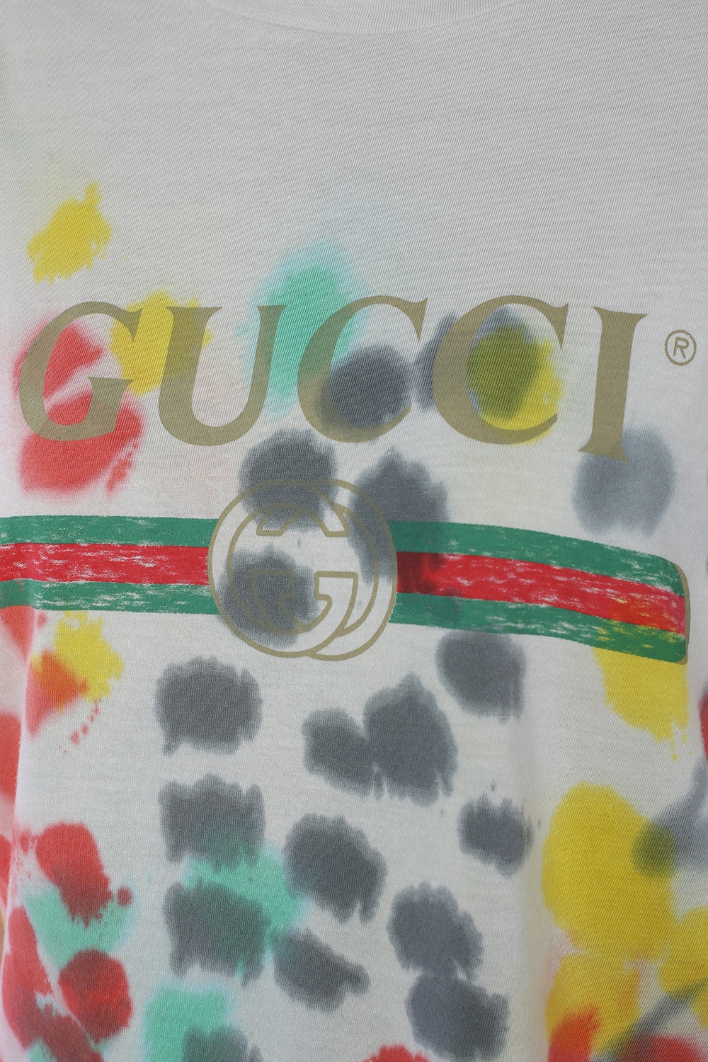 gucci paint splatter shirt
