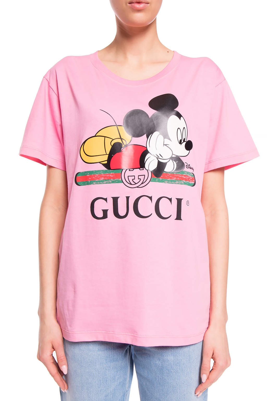 Gucci x Disney Mickey Mouse T-Shirt Pink