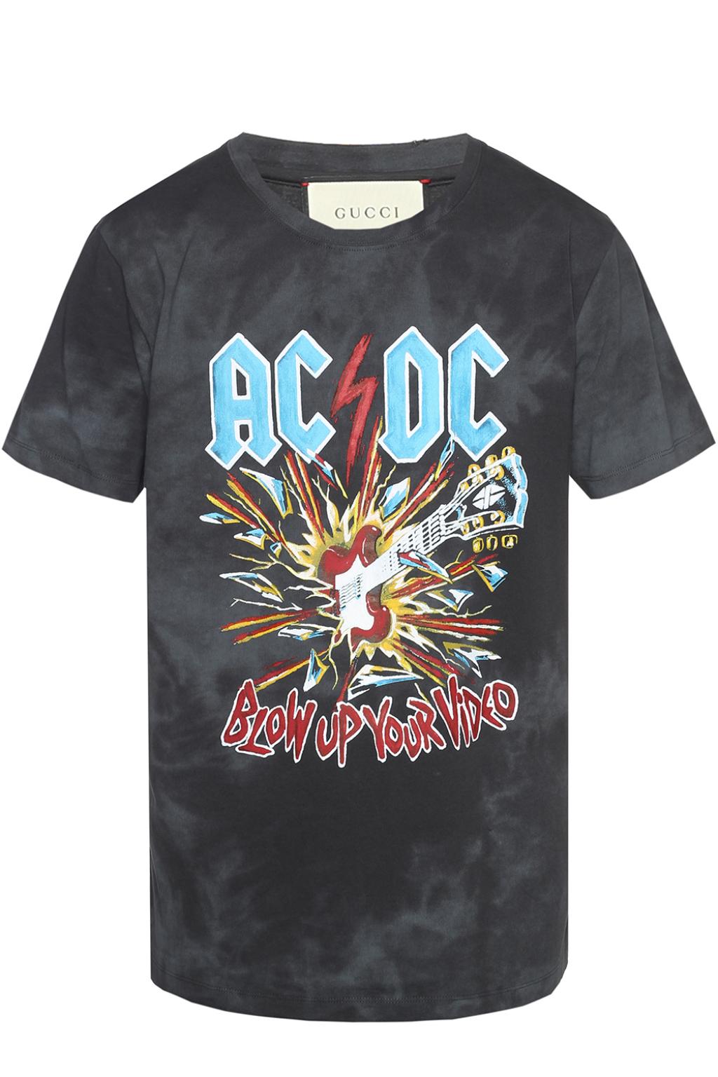 AC/DC' printed T-shirt Gucci - Vitkac Japan