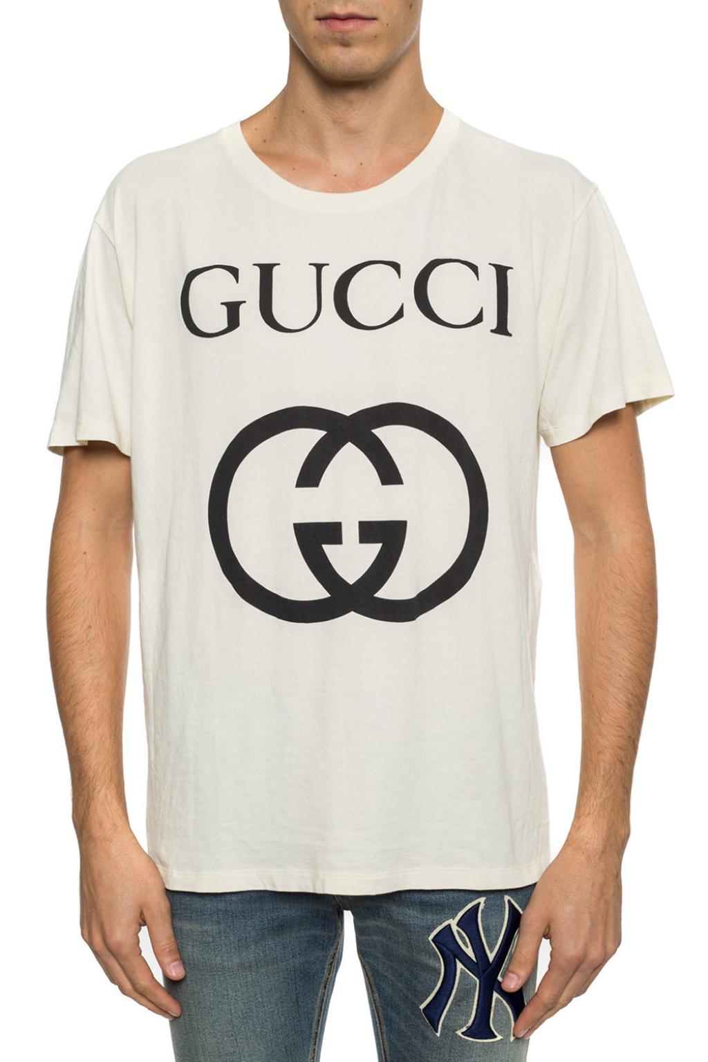 🤯DESIGNER AVAILABLE🤯 GUCCI T-SHIRT “BLACK LOGO” BRAND NEW SIZE M $400  (RETAIL IS $490 BEFORE TAXES & SHIPPING)