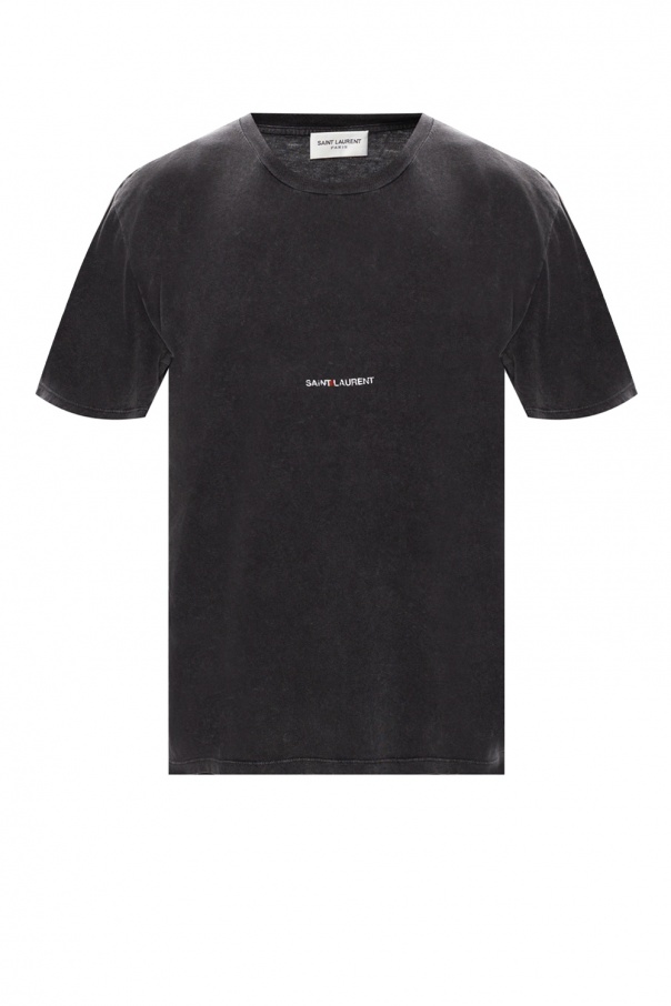 Saint Laurent T-shirt with time-worn effects