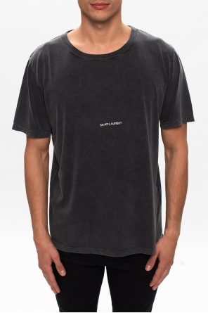 Saint Laurent T-shirt with time-worn effects