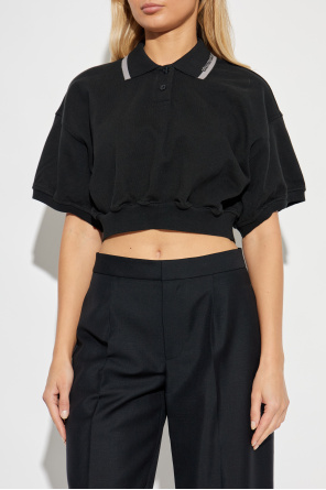 Alexander Wang Krótkie polo o luźnym kroju