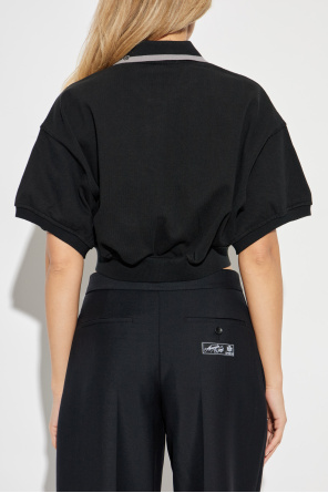 Alexander Wang Krótkie polo o luźnym kroju