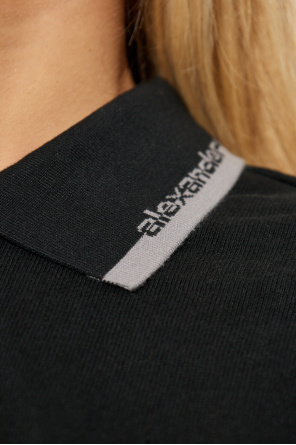 Alexander Wang Krótkie polo o luźnym kroju