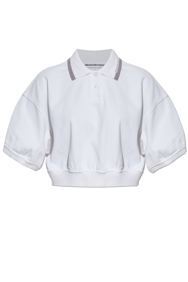 Short loose-fit polo od Alexander Wang