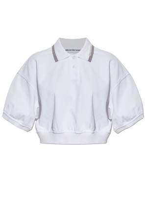 Krótkie polo o luźnym kroju