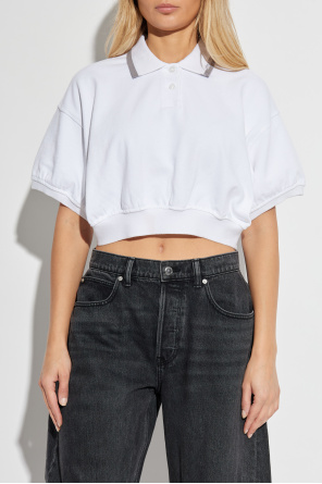Alexander Wang Krótkie polo o luźnym kroju