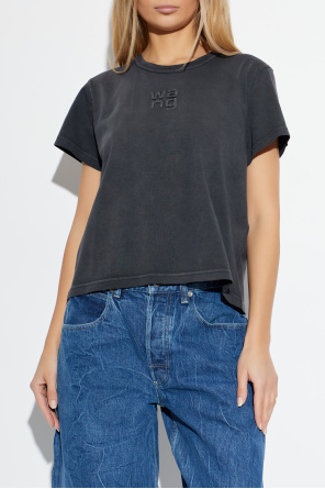 Alexander Wang T-shirt with raised sequin logo