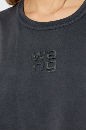 Alexander Wang T-shirt with raised sequin logo