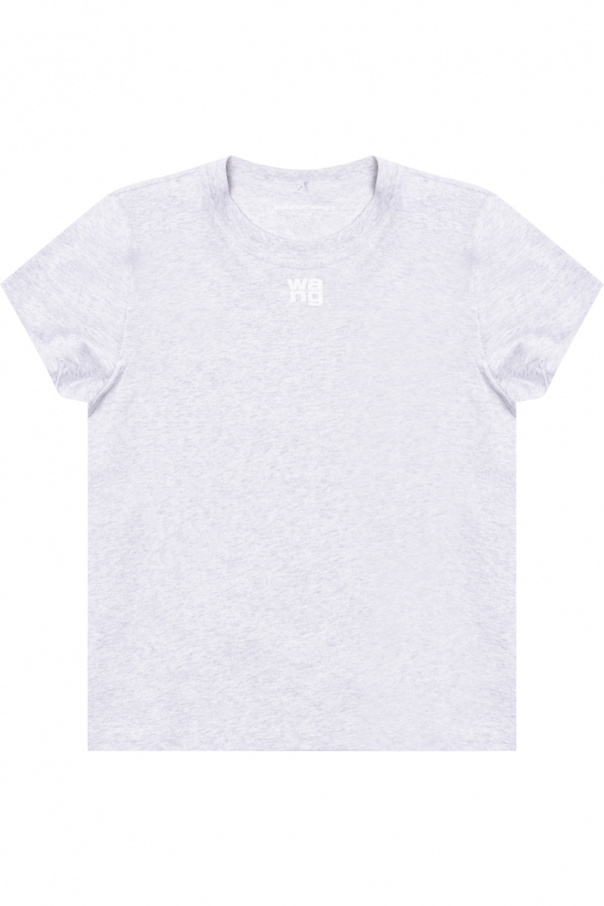 T by Alexander Wang Cropped T-shirt with logo