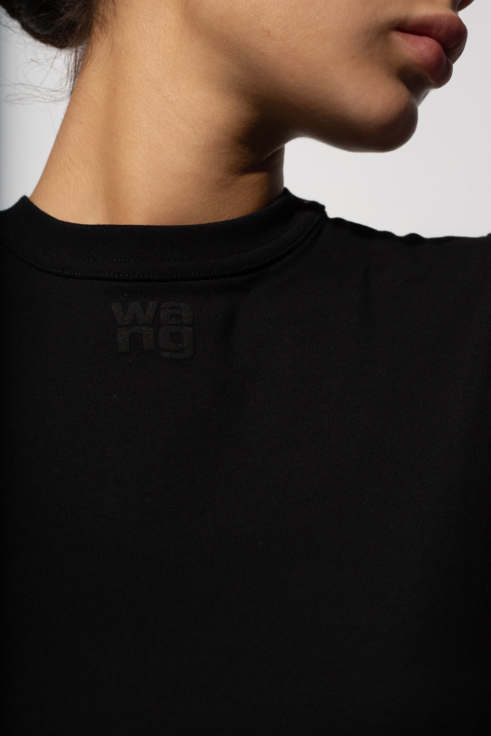 T by Alexander Wang Cropped tank top with logo