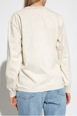 T by Alexander Wang Floral-applique knitted sweater