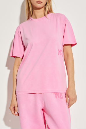 T by Alexander Wang T-Shirt mit aufgedrucktem Logo