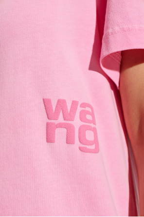 T by Alexander Wang T-Shirt mit aufgedrucktem Logo