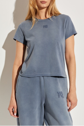 T by Alexander Wang T-shirt z nadrukowanym logo